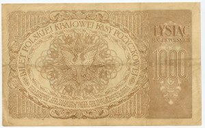 1000 marks polonais 1919 - Ser. ZAF. 264954*