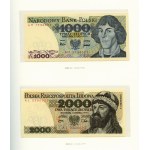 Polskie banknoty obiegowe z lat 1975-1996 - album z 16 banknotami