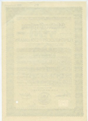 Szczecin/Stettin - 500 Reichsmark 1929