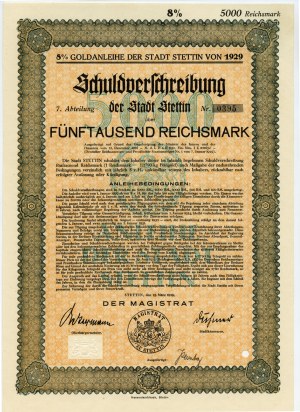 Stettino - 500 Reichsmark 1929