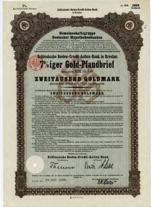 Wroclaw/Breslau - 2000 goldmark 1928