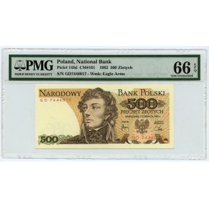 500 złotych 1982 - seria GD - PMG 66 EPQ