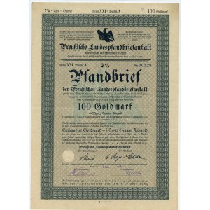 Berlin - 100 goldmark 1930