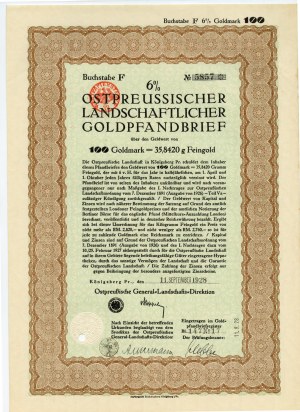 Königsberg - 100 Goldmark 1928