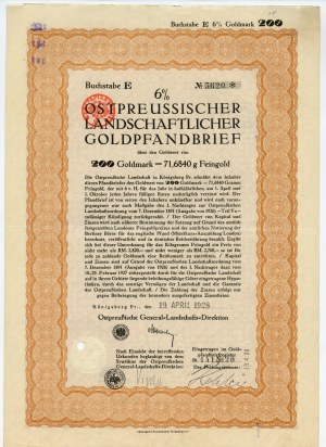 Königsberg - 200 zlatých 1928