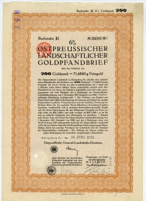 Königsberg - 200 goldmark 1928