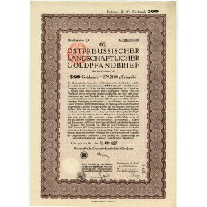 Königsberg - 500 goldmark 1929