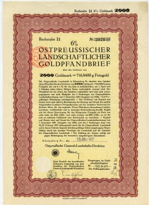 Königsberg - 2000 goldmark 1927