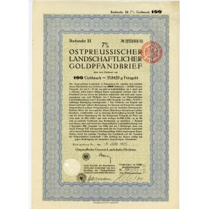 Königsberg - 100 zlatých 1927