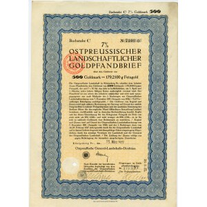 Königsberg - 500 zlatých 1927