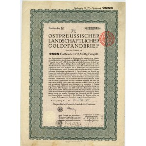 Königsberg - 2000 zlatých 1927