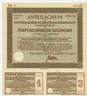 Königsberg - 25 Goldmark 1935