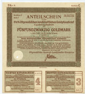 Königsberg - 25 marchi d'oro 1935