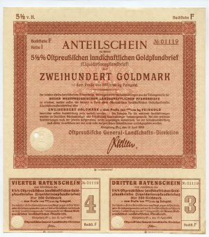 Königsberg - 200 goldmark 1935