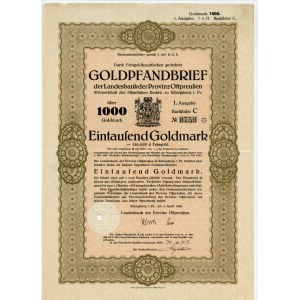 Königsberg - 1000 zlatých 1928