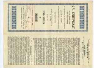 Amsterdam - 1000 říšských marek 1932