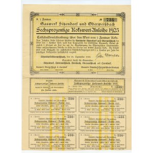 Sikendorf-Oberweikbach? - 1-50 cent 1923 - sada 3 kusov