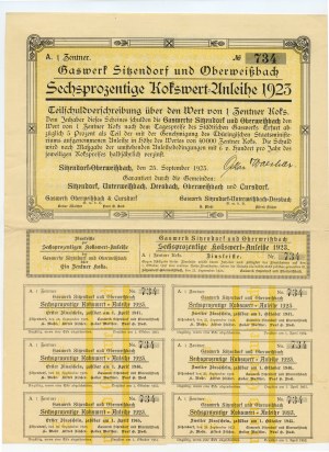 Sikendorf-Oberweikbach? - 1-50 cent 1923 - sada 3 kusov