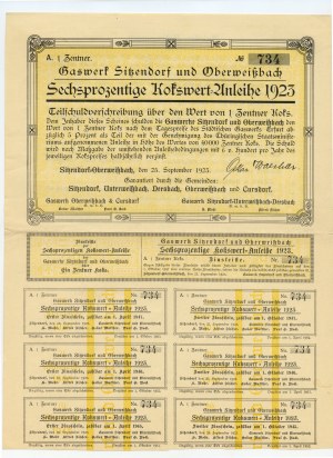 Sikendorf-Oberweikbach? - 1-50 centesimi 1923 - set di 3 pezzi