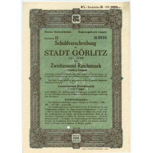 Görlitz - 2000 Reichsmark 1928