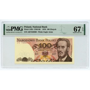 100 złotych 1976 - seria AR - PMG 67 EPQ