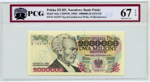 2,000,000 zloty 1993 - series B - PCG 67 EPQ