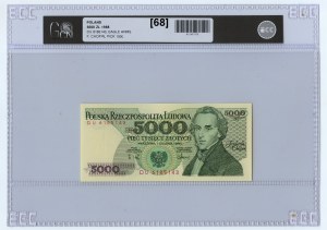 5000 złotych 1988 - seria DU - GCN 68
