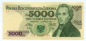 5000 zloty 1982 - series CK 7700744