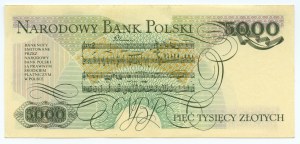 5000 zloty 1982 - series CK 7700744