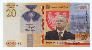 20 złotych 2021 - Lech Kaczyński