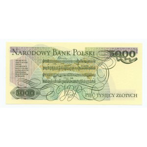 5000 złotych 1982 - seria BW 0600984