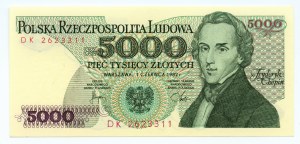 5000 Zloty 1982 - Serie DK 2623311