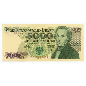 5000 złotych 1982 - seria CC 2451678