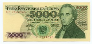 5000 złotych 1982 - seria CF 7544545