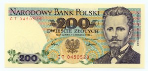 200 zloty 1986 - Serie CT 0450528