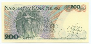200 złotych 1986 - seria CT 0450528