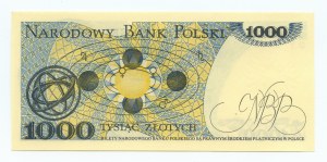 1000 Zloty 1982 - Serie DY 0650401