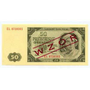 50 złotych 1948 - WZÓR - seria EL