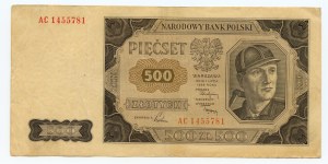 500 zloty 1948 - Serie AC