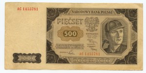 500 zloty 1948 - AC series