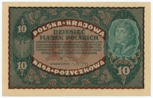 10 Polnische Mark 1919 - II Serie AN