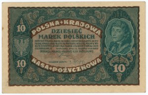 10 Polish marks 1919 - II Series BL