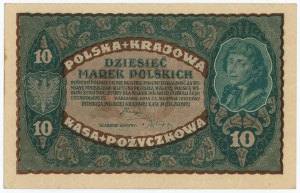 10 Polish marks 1919 - II Series BL