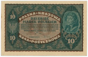 10 marek polskich 1919 - II Serja BL