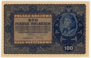 100 Polish marks 1919 - IH series G