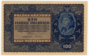 100 marks polonais 1919 - IH série G