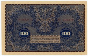 100 Polish marks 1919 - IH series G