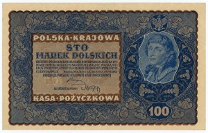 100 marks polonais 1919 - IJ série Z