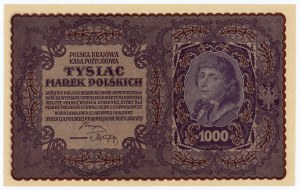 1 000 marks polonais 1919 - 1ère série AO