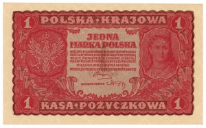 1 polnische Marke 1919 - 1. Serie DN